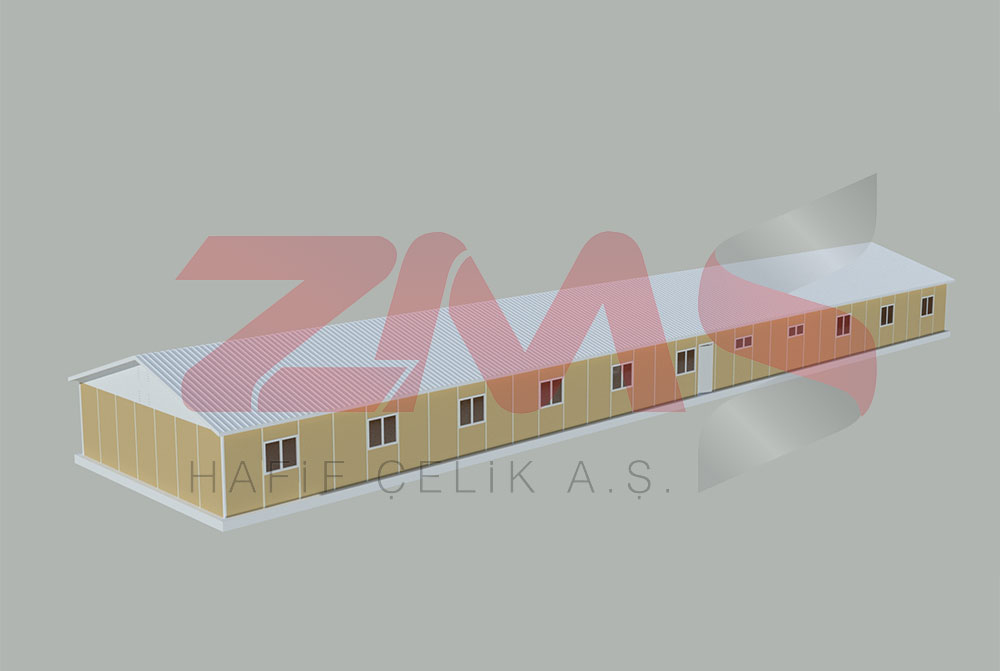 ZMS Çelik 373 M² Yemekhane Binası